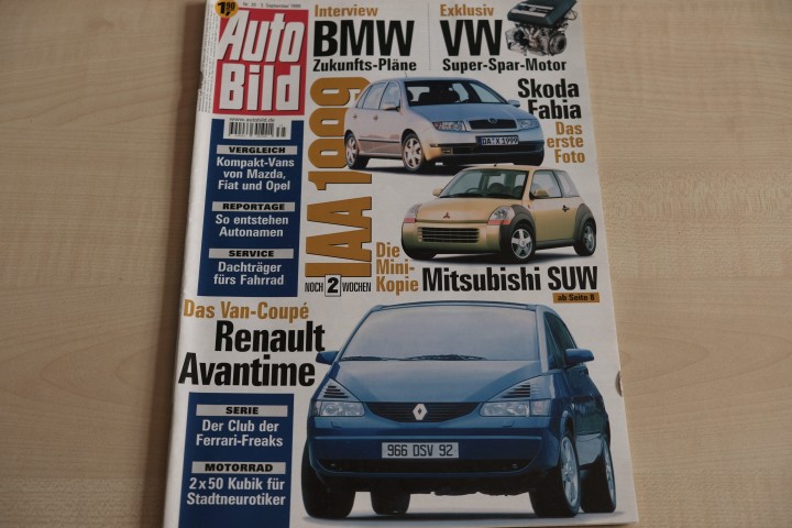 Deckblatt Auto Bild (35/1999)